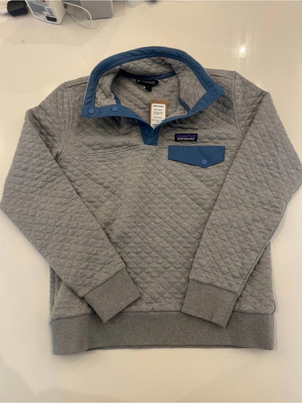 Patagonia Women's Organic Cotton Quilt Snap-T Pullover Size S